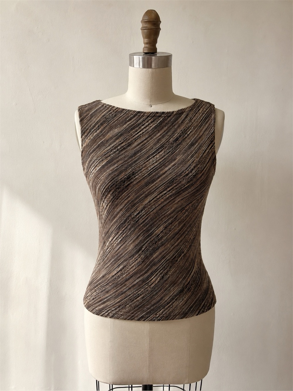 Vintage Glitter Y2K Knit Sleeveless Top